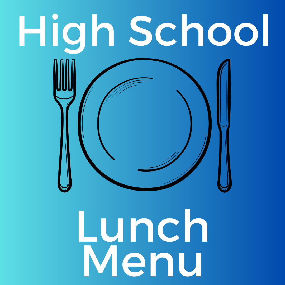 High School Lunch Menu